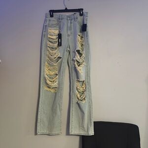 Fashion nova ripped  jeans